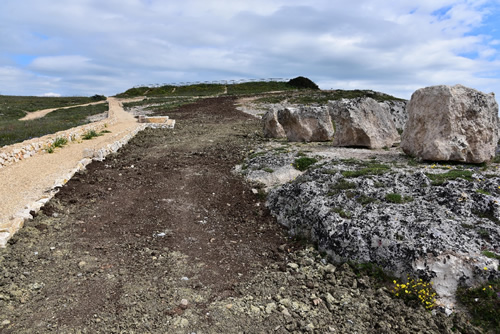 Belvedere lato Madonna delle tre porte - lavori