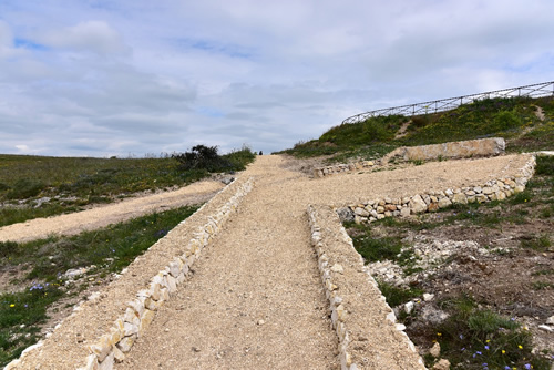 Belvedere lato Madonna delle tre porte - lavori