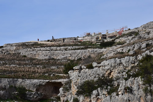 Madonna delle tre porte - Lavori