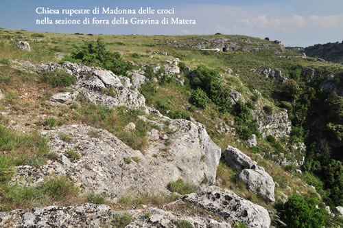 Sezione di Forra della Gravina di Matera