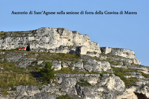 Sezione di Forra della Gravina di Matera