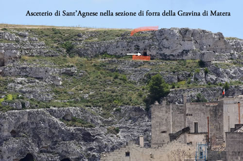 Sezione di Forra della Gravina di Matera